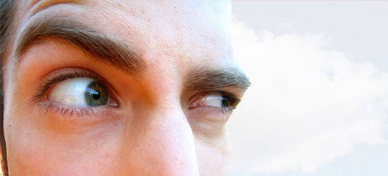 suspicious eye