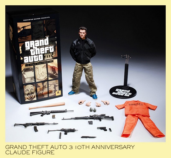 Grand Theft Auto III 10 Year Anniversary Limited Edition Claude Action Figure
