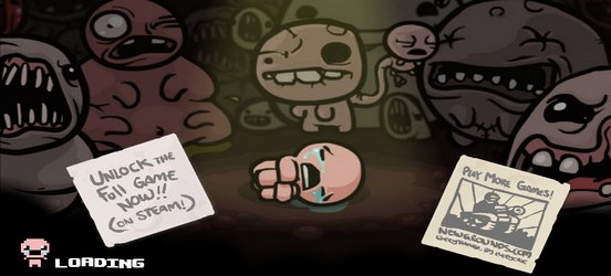 The Binding of Isaac screen