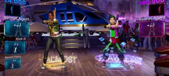 Dance Central 2 screens