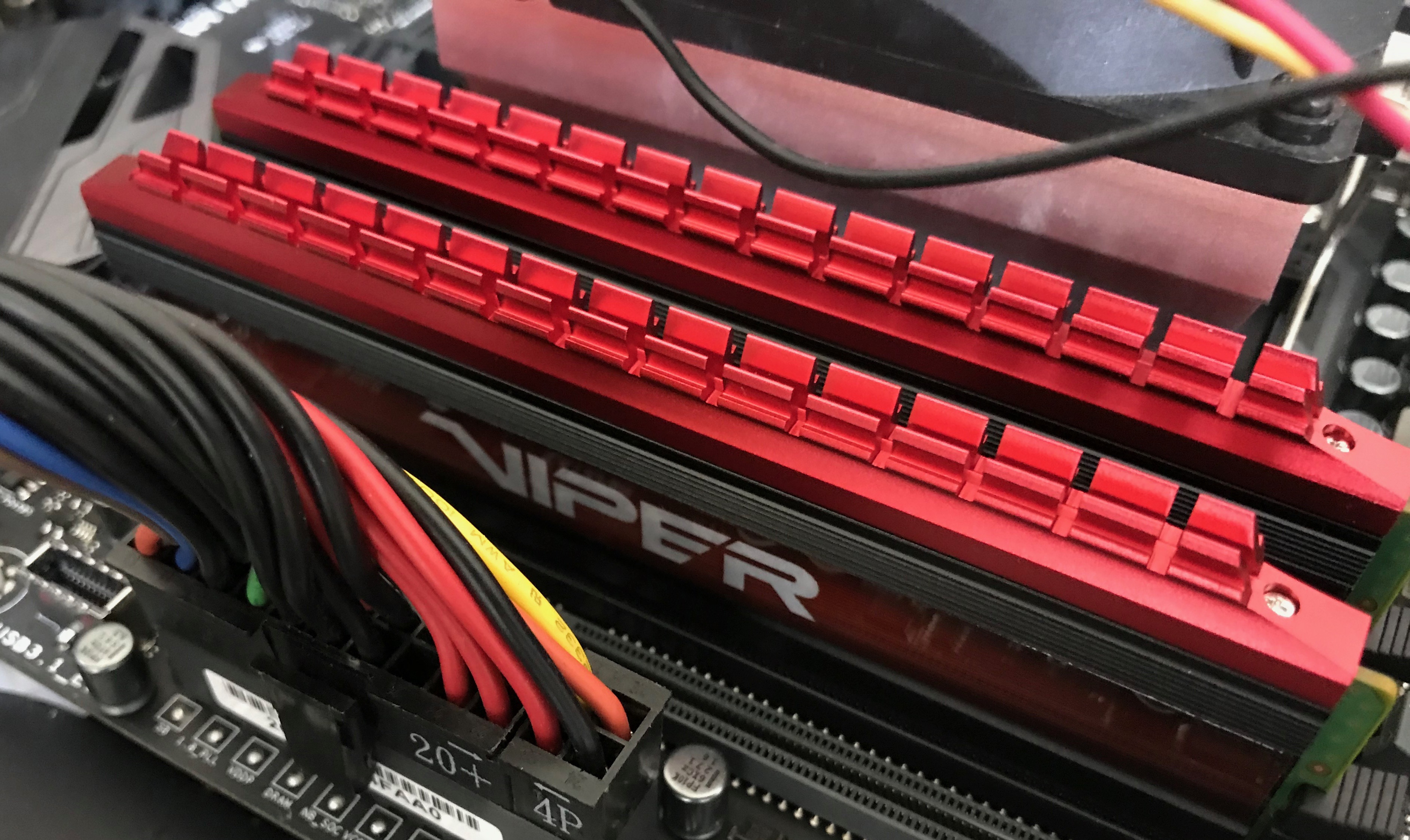 Slots for ram